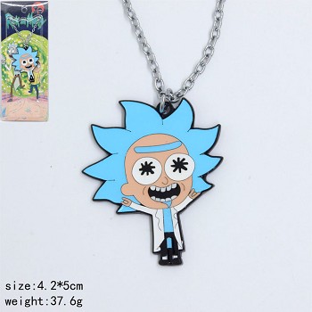 Rick and Morty necklace