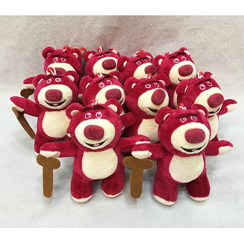6inches Lotso Huggin Bear plush dolls set(10pcs a set)