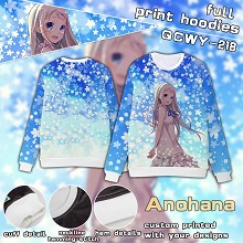AnoHana full print hoodies
