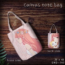 Miracle Nikki canvas tote bag shopping bag