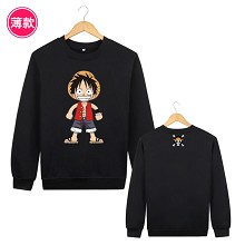 One Piece Luffy anime thin hoodie cloth