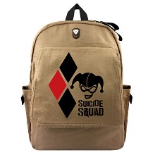 Suicide Squad canvas backpack bag
