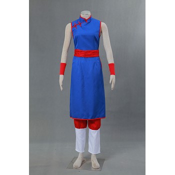 Dragon Ball Chichi anime cosplay dress cloth set(4pcs a set)