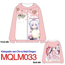 Miss Kobayashi's Dragon Maid hoodie cloth dress