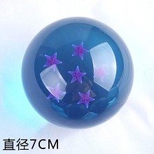 Big anime blue dragon ball 6 stars 70MM