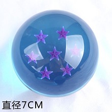 Big anime blue dragon ball 7 stars 70MM