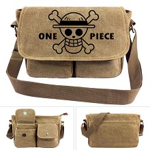 One Piece anime canvas satchel shoulder bag