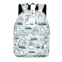 Totoro anime polyester backpack bag