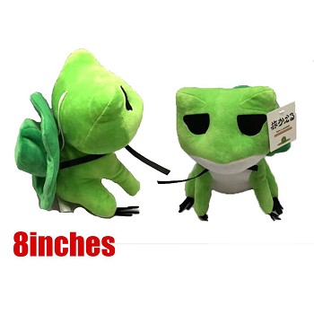 8inches Travel Frogwas plush doll