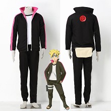 Naruto Uzumaki Boruto cosplay cloth dress set(5pcs a set)
