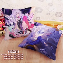 Benhuai school two-sided pillow