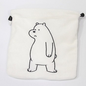 We Bare Bears plush drawing bags set(10pcs a set)