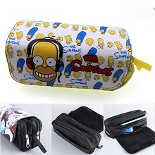 The Simpsons anime pen bag pencil bag