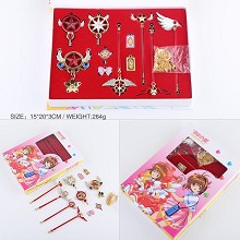 Card Captor Sakura anime key chains a set