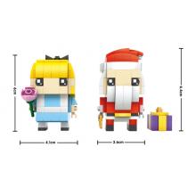 Alice & Santa Claus Building Blocks