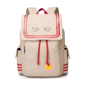 Card Captor Sakura anime canvas backpack bag