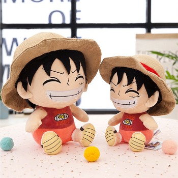 12inches One Piece Luffy anime plush doll