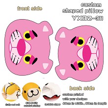 Pink Panther anime custom shaped pillow