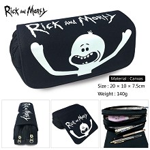 Rick and Morty anime canvas pen bag pencil bag