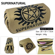 Supernatural canvas pen bag pencil bag
