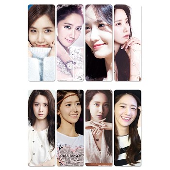 Yoona pvc bookmarks set(5set)
