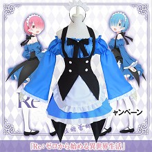 Re:Life in a different world from zero cosplay costume cloth dress a set