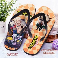 My Hero Academia anime flip-flops shoes slippers a pair