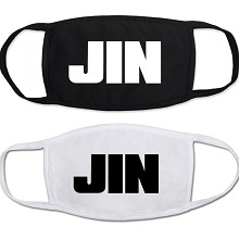 Star BTS JIN masks set(2pcs a set)