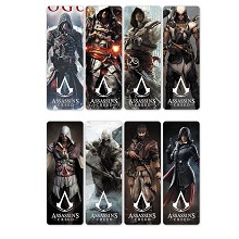 Assassin's Creed pvc bookmarks set(5set)
