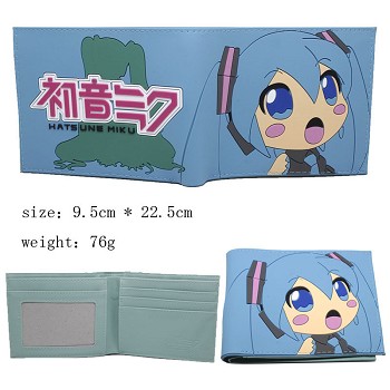 Hatsune Miku anime silicone wallet