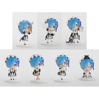 Re:Life in a different world from zero Rem figures set(7pcs a set)