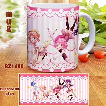Comic girls anime cup mug