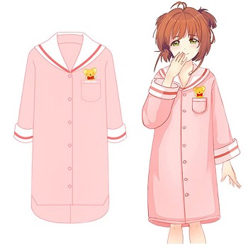 Card Captor Sakura anime cotton long sleeve pajamas nightgown