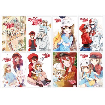 Hataraku Saibou Cells At Work anime posters set(8pcs a set)
