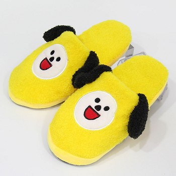 BTS plush shoes slippers a pair 27CM