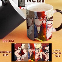 My Hero Academia anime color change mug cup