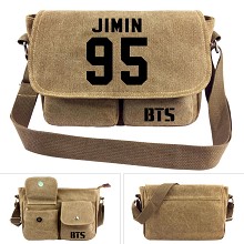 BTS JIMIN canvas satchel shoulder bag