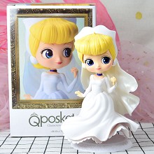 Qposket Disney Princess anime figure white