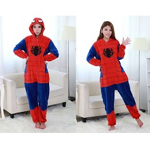 Spider Man flano pajamas dress hoodie