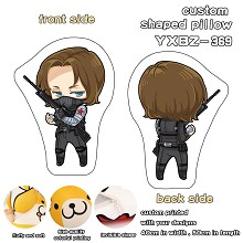 Winter Soldier custom shaped pillow