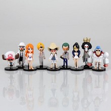 One Piece anime figures set(9pcs a set)