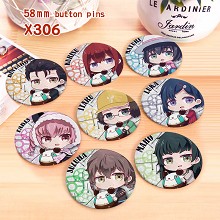 Fate anime brooches pins set(8pcs a set)
