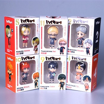 Haikyuu anime figures set(6pcs a set)