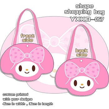 Melody shape shopping bag shoulder bag