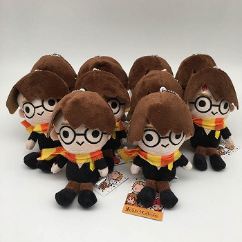 5.5inches Harry Potter anime plush dolls set(10pcs a set)