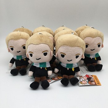 5.5inches Harry Potter Malfoy anime plush dolls set(10pcs a set)