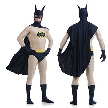 Batman Captain America cosplay tight suit cloth
