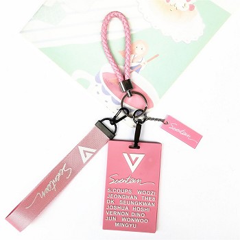 Black Pink card set key chain