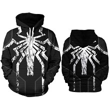 Venom Spider man anime printing hoodie sweater cloth