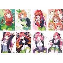 The Quintessential Quintuplets anime posters set(8pcs a set)